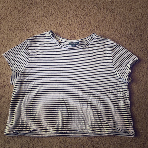 Target Tops - Black and white crop top.